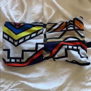 Geometric bikini top